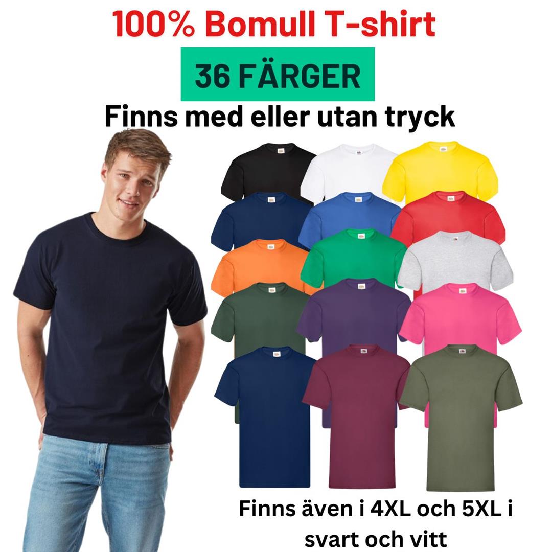 Herr T-shirt Valueweight